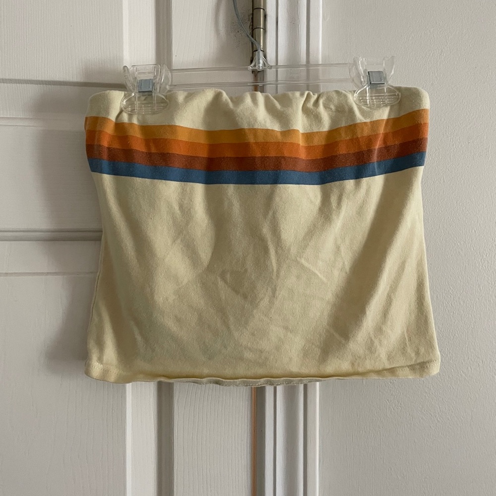 Full tilt Small striped yellow tube top